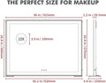 Premium Large Hollywood Makeup Mirror 92x68cm Smart Touch LED Vanity Mirror