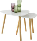 Set of 2 White Side Nesting Tables - SuperSaverAU - view 1