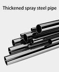 Premium Black 4 Tier Stainless Steel Shoe Rack Holds 16 to 20 Pairs 80cm