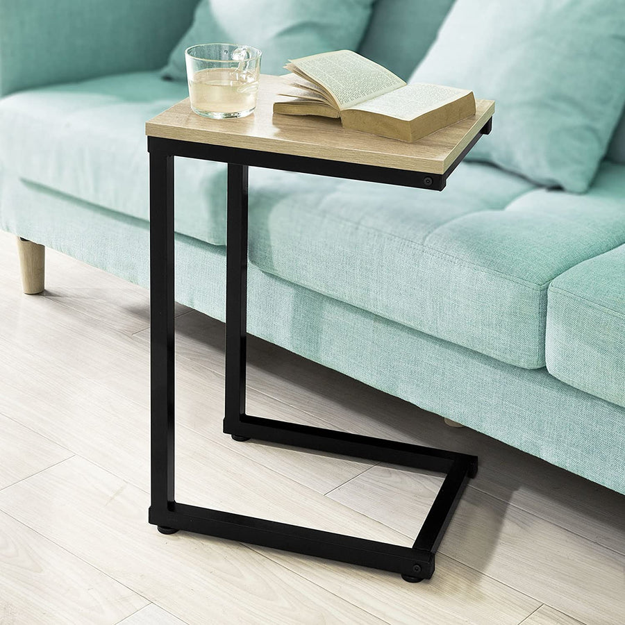 Industrial Style Coffee Table, 30 x 60 x 40 cm, Self-Assembly, Steel Frame - SuperSaverAU - view 1