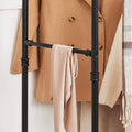Premium Industrial Pipe Clothes Rack with Wheels - 110kg Load