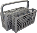 Universal 2-in-1 Dishwasher Cutlery Basket 24x13x13 cm Compatible with Multiple Brands - SuperSaverAU - view 1