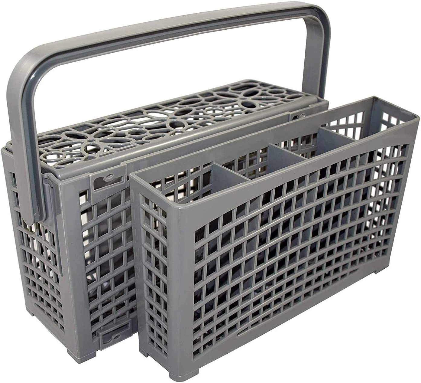 Universal 2-in-1 Dishwasher Cutlery Basket 24x13x13 cm Compatible with Multiple Brands