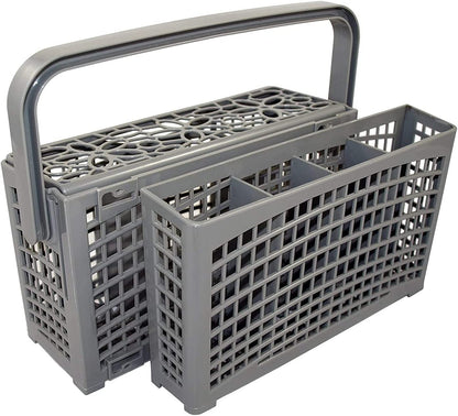 Universal 2-in-1 Dishwasher Cutlery Basket 24x13x13 cm Compatible with Multiple Brands
