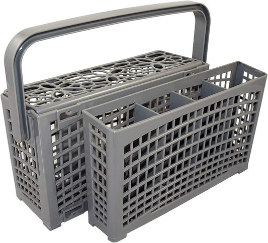 Universal 2-in-1 Dishwasher Cutlery Basket 24x13x13 cm Compatible with Multiple Brands
