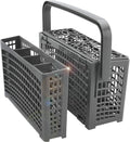 Universal 2-in-1 Dishwasher Cutlery Basket 24x13x13 cm Compatible with Multiple Brands - SuperSaverAU - view 2
