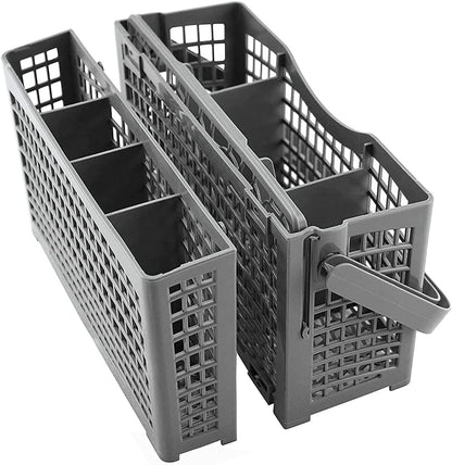 Universal 2-in-1 Dishwasher Cutlery Basket 24x13x13 cm Compatible with Multiple Brands