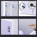 Premium White Hollywood Vanity Mirror 62x51cm with 14 LED Bulbs and 10X Mirror