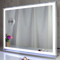 Premium Hollywood LED Makeup Mirror 72x56cm with 10X Magnifier and 3 Dimmable Colours