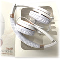 Holysmoke Motif White Rose Gold Foldable On Ear Headphones