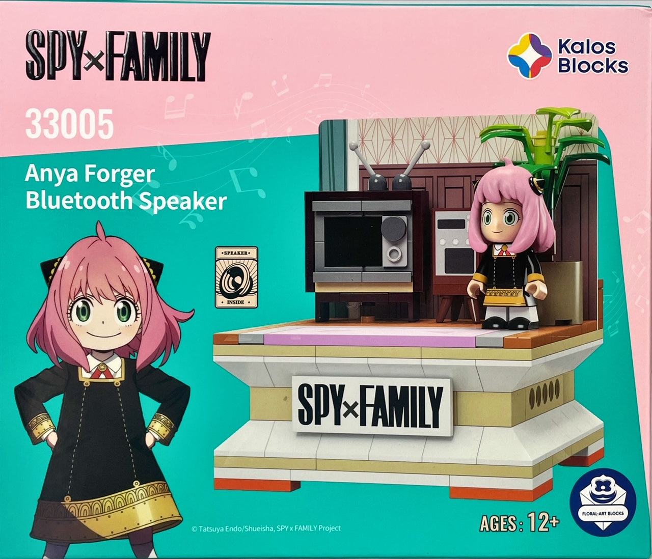 Kalos Spy X Family Anya Forger Bluetooth Speaker Block Set