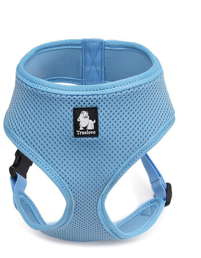 Everyday Dog Harness Blue L - Lightweight, Breathable Mesh, Adjustable Fit