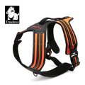 Premium Orange Sports Reflective Heavy Duty No Pull Dog Harness Size XL
