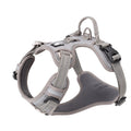 Premium Grey Adventurer 3M Reflective No Pull Dog Harness Size M