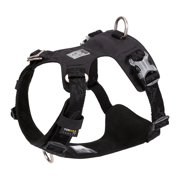 Premium Black Lightweight Tactical Dog Harness Size XL
