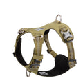 Premium Army Green Lightweight 3M Reflective No Pull Dog Harness Size XL