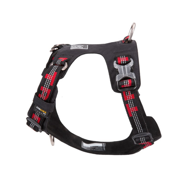 Premium Black Lightweight 3M Reflective No Pull Dog Harness Size S