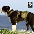 Whinhyepet Military Dog Harness Backpack - Army Green M