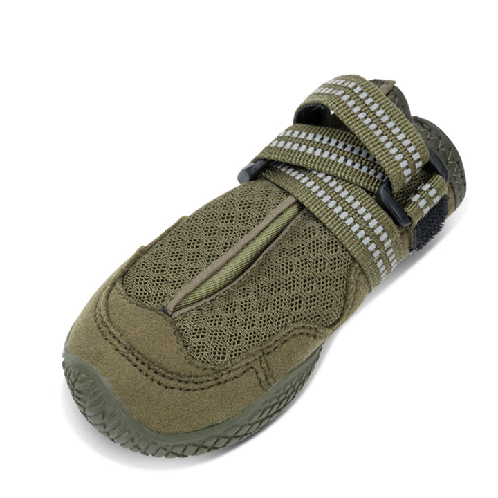 Whinhyepet Dog Shoes Army Green Size 8 Weatherproof Reflective Adjustable - SuperSaverAU - view 5