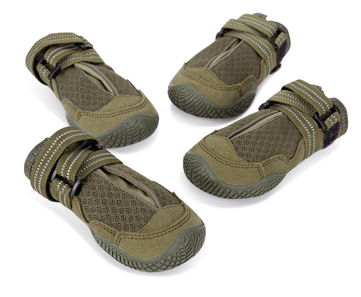 Whinhyepet Dog Shoes Army Green Size 8 Weatherproof Reflective Adjustable - SuperSaverAU - view 4