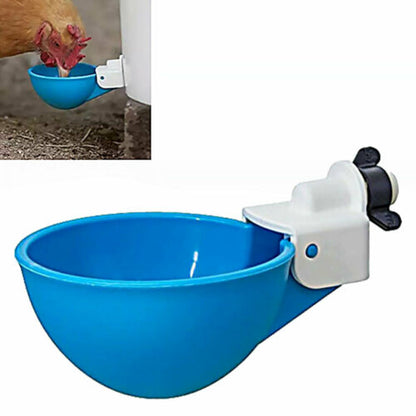 Cheeky Chooka Automatic Chicken Water Drinker Cup 3" - Durable, Easy Clean, No Leak