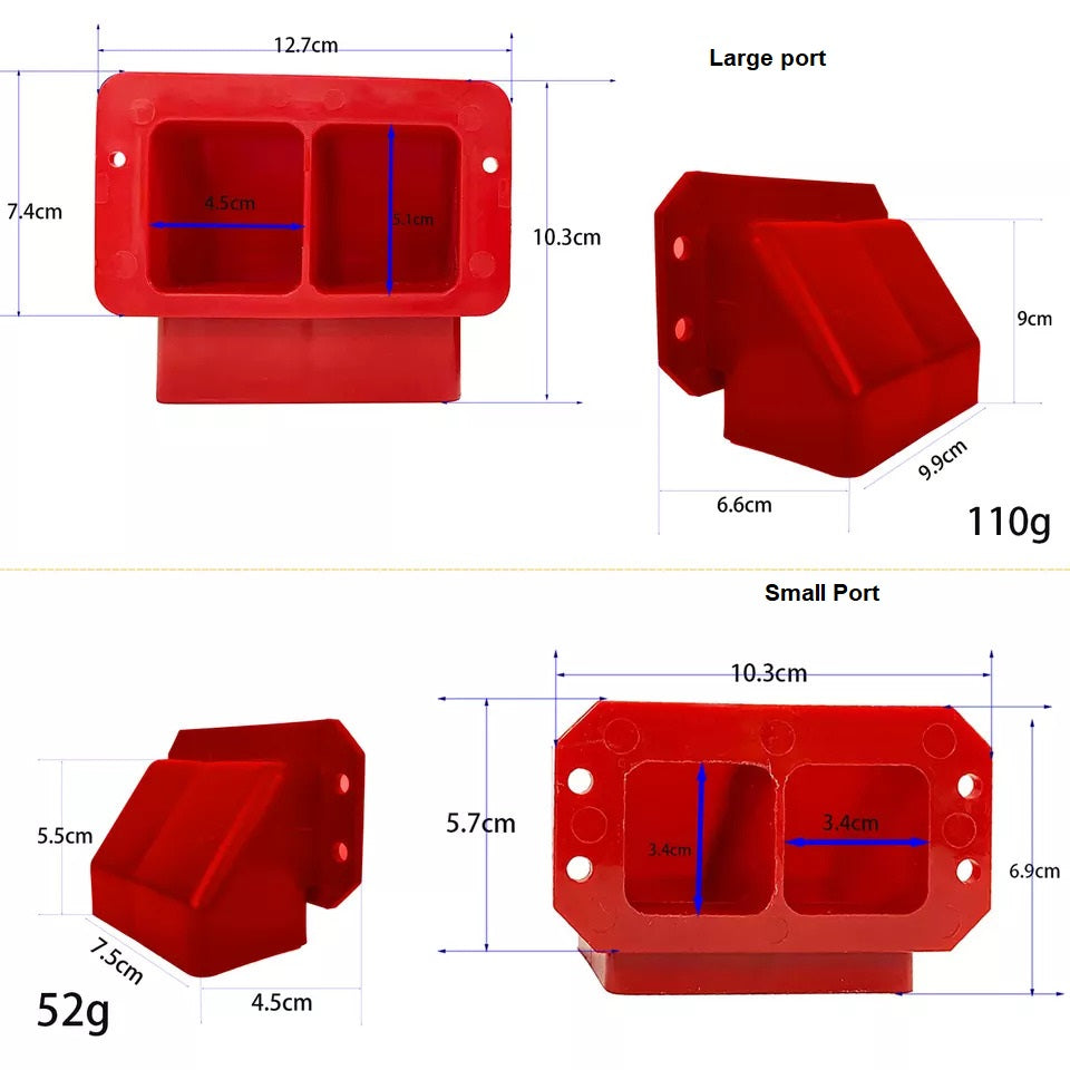 Cheeky Chooka Dual Chick Feeder Port Kit - Large & Small Ports, No-Mess Design - SuperSaverAU - view 2