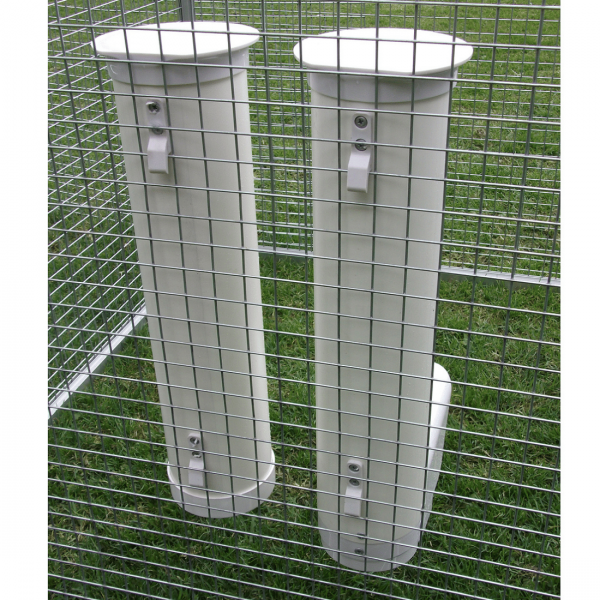 Cheeky Chooka Poultry Feeder & Waterer Set 3kg Feeder 4L Waterer, Rain-Proof - SuperSaverAU - view 2