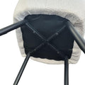 Neo Cindy Ivory Fabric Dining Chair Set of 2 - SuperSaverAU - view 4