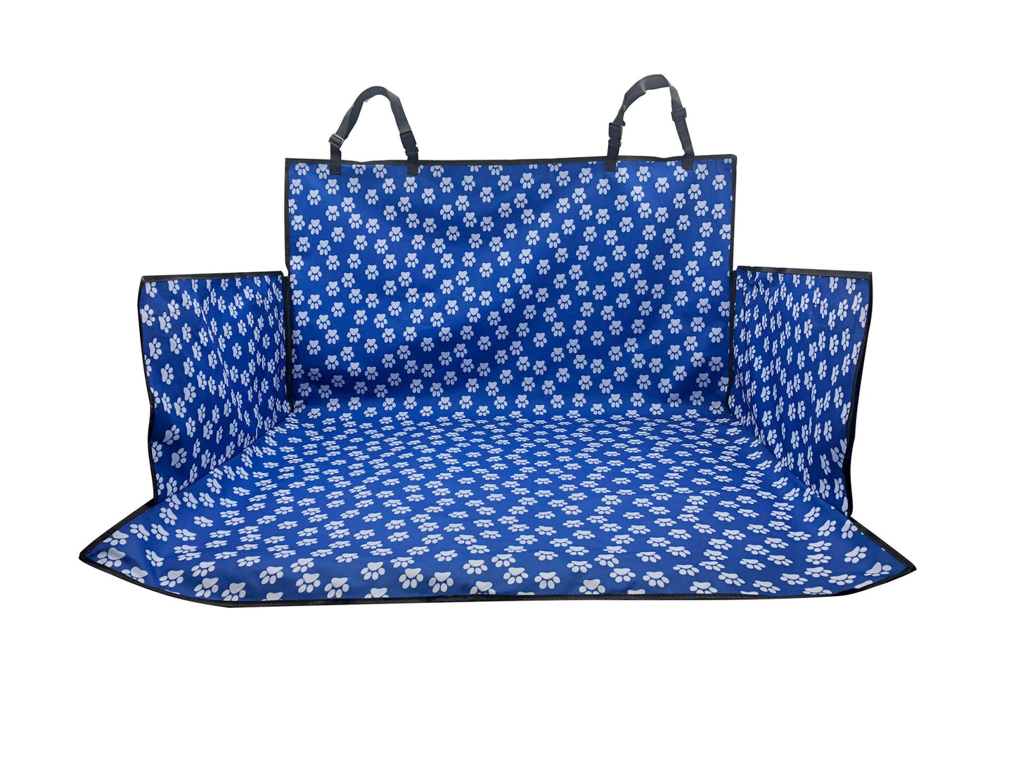 Pet Boot Liner Car Cover with Waterproof Non-Slip Oxford Fabric - Blue