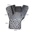 Premium Black Waterproof Pet Car Seat Cover Hammock with Mesh Window