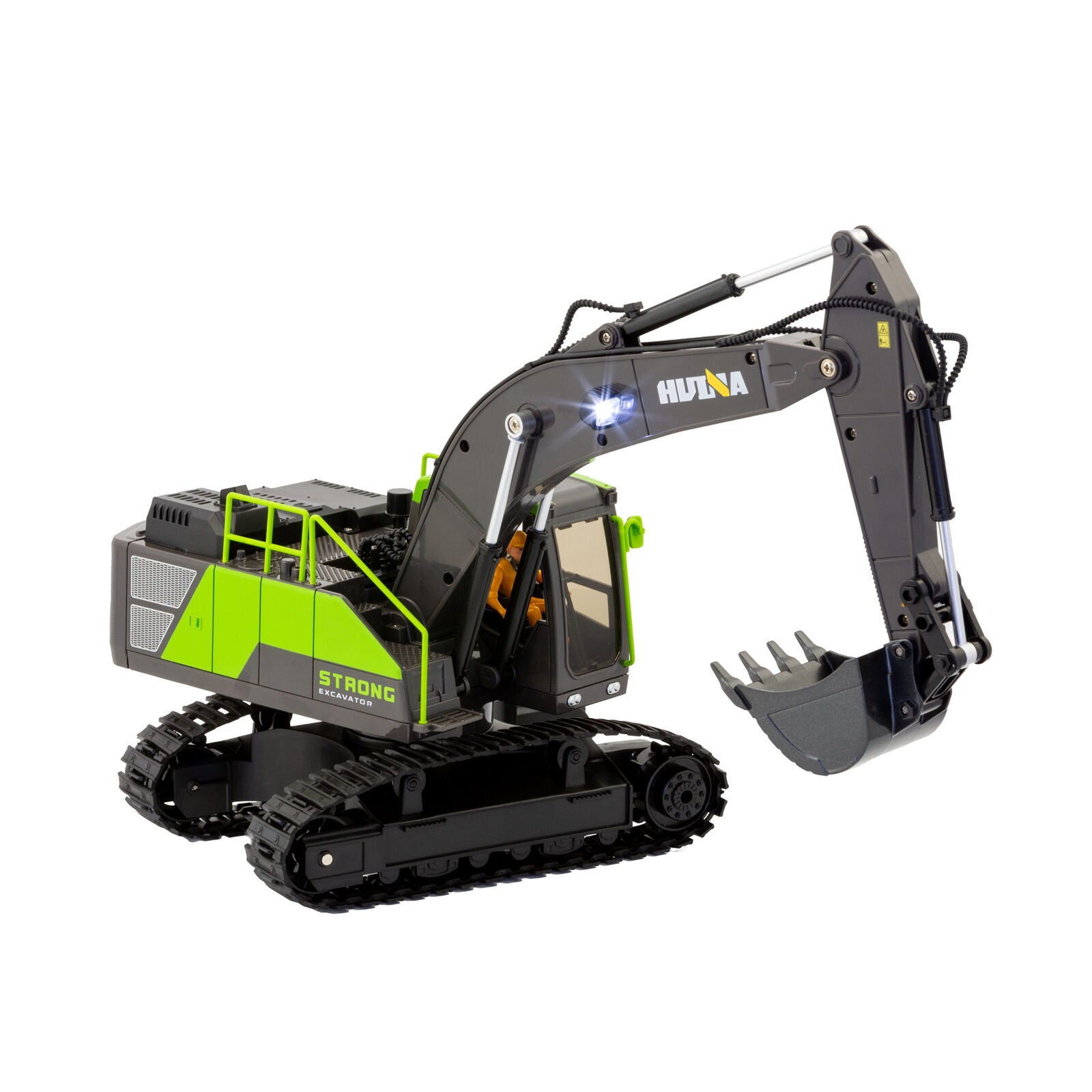 1:18 Scale 13-Channel Alloy Remote Control Excavator Construction Vehicle with Lights, Sound and Steam - SuperSaverAU - view 2