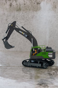1:18 Scale 13-Channel Alloy Remote Control Excavator Construction Vehicle with Lights, Sound and Steam - SuperSaverAU - view 5