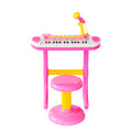 Children's Electronic Keyboard with Stand (Pink) Musical Instrument Toy - SuperSaverAU - view 2
