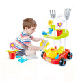 Children's Gardening Trolley Set with Simulated Plants & Toy Tools for Toddlers - SuperSaverAU - view 2
