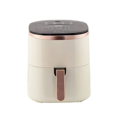 7L Digital Air Fryer with 8 pre-set Touch-control Cooking Programs - Cream