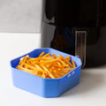 Premium 2 Pack BPA Free Square Air Fryer Silicone Liners 21cm