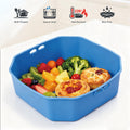 Premium 2 Pack BPA Free Square Air Fryer Silicone Liners 21cm