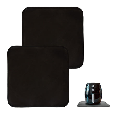 Premium 2 Pack Air Fryer Benchtop Protector Mats 40x40cm Heat Resistant