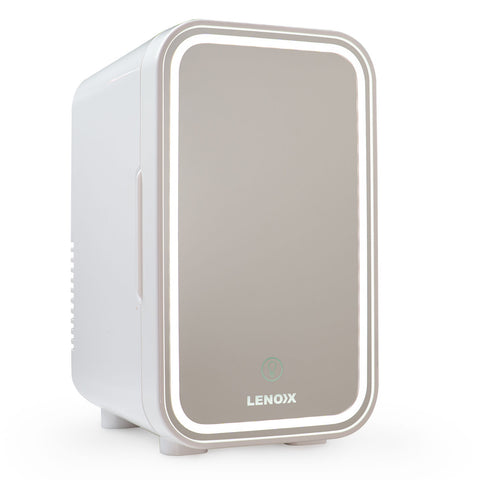Lenoxx 6L Touch Operated Skincare Fridge with Mirror Door & Light - SuperSaverAU - view 1