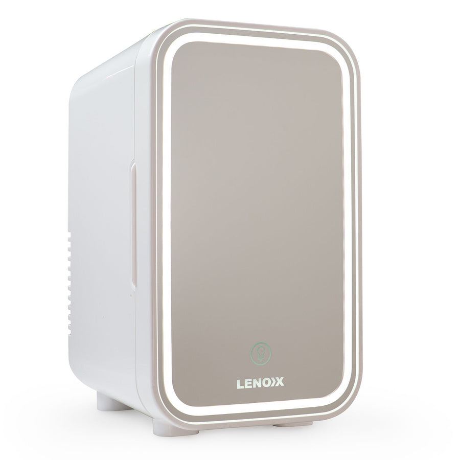 Lenoxx 6L Touch Operated Skincare Fridge with Mirror Door & Light - SuperSaverAU - view 1