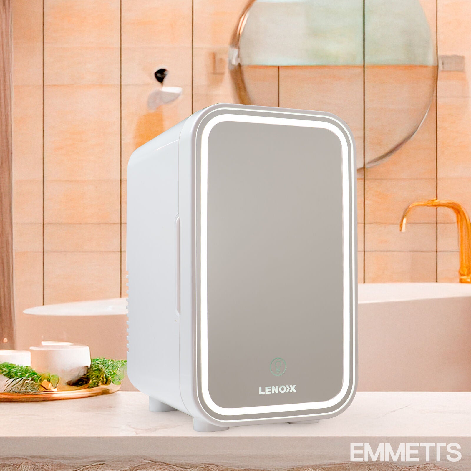Lenoxx 6L Touch Operated Skincare Fridge with Mirror Door & Light - SuperSaverAU - view 10