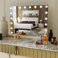 Beauty Mirror with 18 LED Bulbs - USB Ports & Colour Settings - SuperSaverAU - view 2