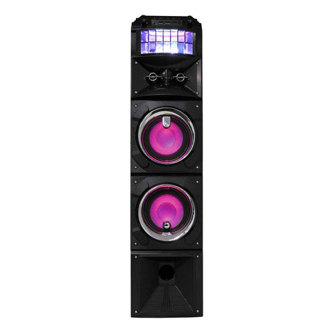 LED Stage Lights Wireless Streaming Speaker 80W RMS with Rotational Disco Lighting - SuperSaverAU - view 2