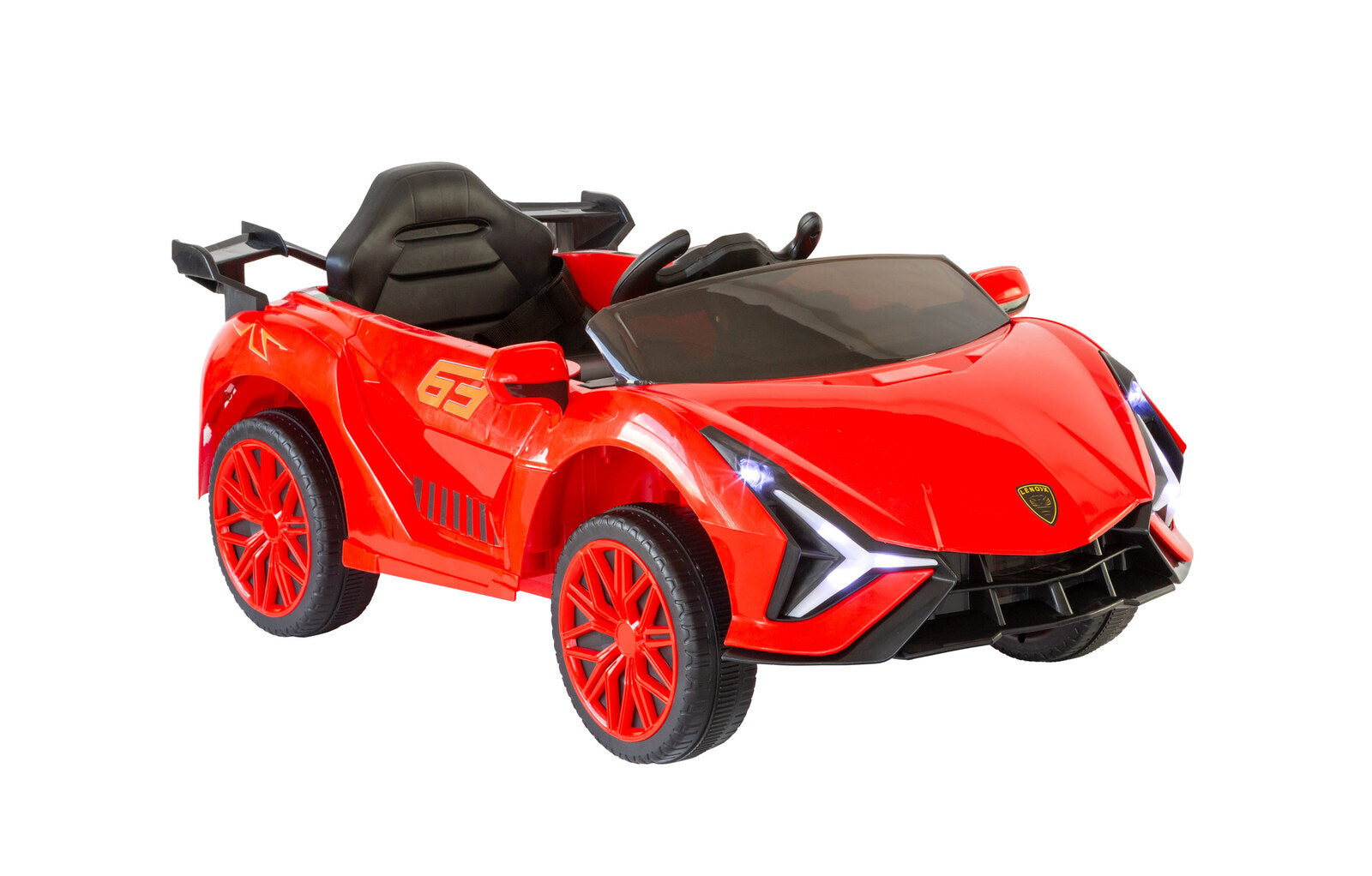 Ferrari Inspired 12V Ride-on Electric Car with Remote Control - Red - SuperSaverAU - view 1