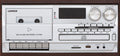 Premium Brown Audio Home Entertainment System with Turntable and Wireless Streaming