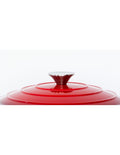 26cm Enamelled Cast Iron French Oven Casserole (4.7L) - Red - SuperSaverAU - view 3