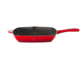 Enamelled Cast Iron Square Grill Pan (44 x 30 x 4.7 cm) - Red - SuperSaverAU - view 2