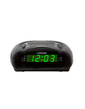 AM/FM Dual Alarm Clock Radio with Green 0.6" LED Display and Battery Backup - SuperSaverAU - view 1