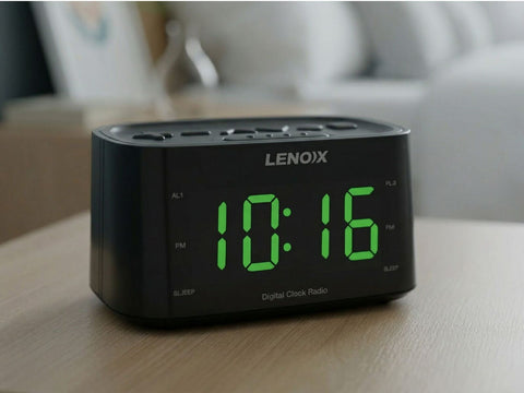 Smartphone-Charging USB Alarm Clock with FM Radio, Dual Alarm & Large 1.2" LED Display - SuperSaverAU - view 2