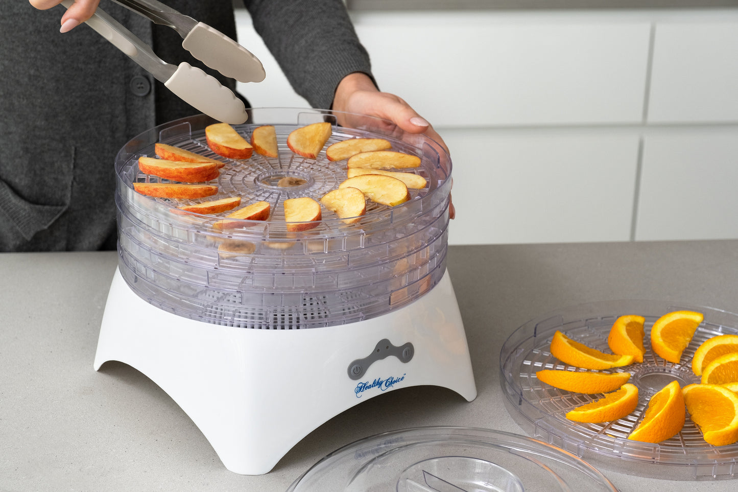 Basic Food Dehydrator 2 Power Levels 5 Trays Converge-Flow Even Drying 150W-300W